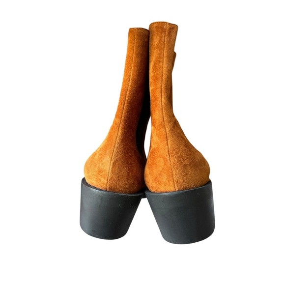 KHAITE- Charleston Suede Chelsea Booties Sz 7 - Picture 8 of 13